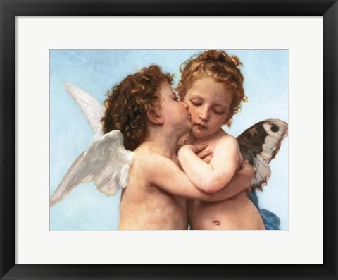 Framed Le Premier Baiser Print