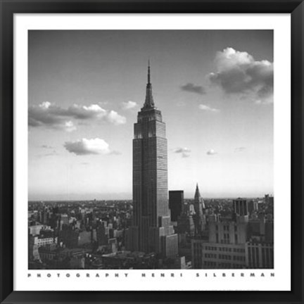 Framed Empire State Building Print