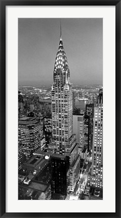 Framed Chrysler Building Print