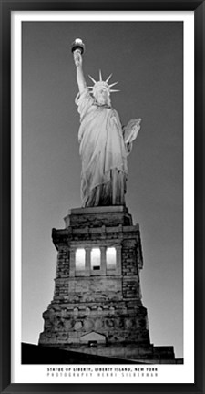 Framed Statue of Liberty Print