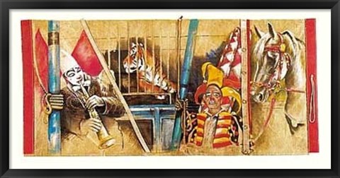 Framed Circus Circus Print