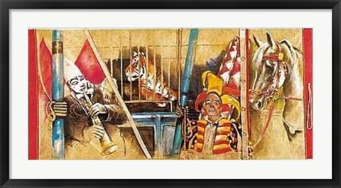 Framed Circus Circus Print