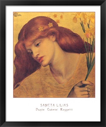 Framed Sancta Lilias Print