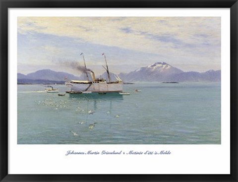 Framed Matinee d&#39;Ete a Molde Print