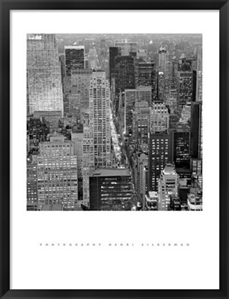 Framed Fifth Avenue at Dusk Print