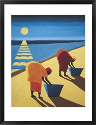 Framed Beach Bums Print