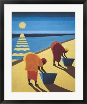 Framed Beach Bums Print