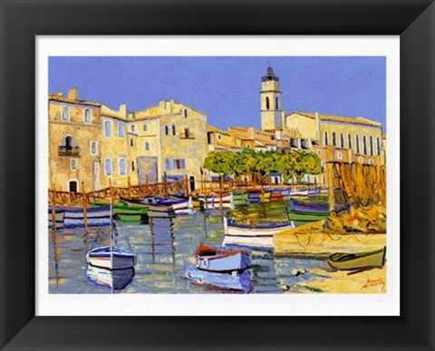 Framed Martigues Print