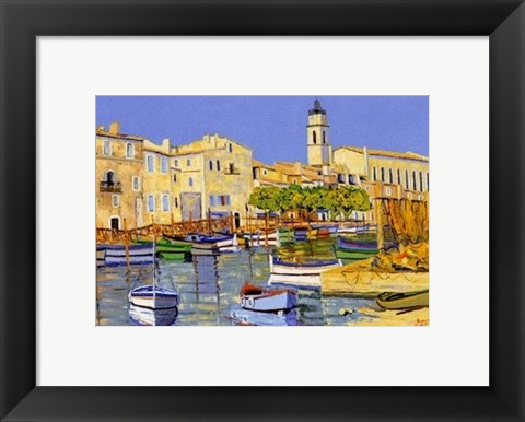 Framed Martigues Print