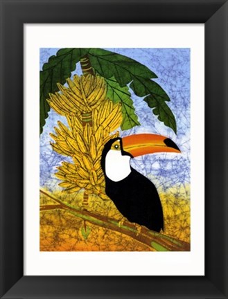 Framed Tucan in Tree Print