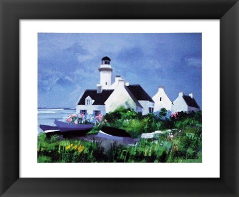 Framed Le Phare Print