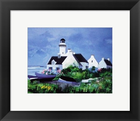 Framed Le Phare Print