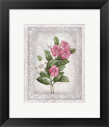 Framed Flowers of Spring III Print