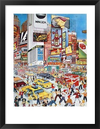 Framed Times Square (ed. 375) Print