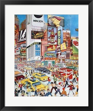 Framed Times Square (ed. 375) Print