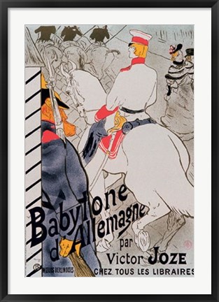 Framed Babylone d&#39;Allemagne Print