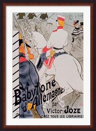 Framed Babylone d&#39;Allemagne Print