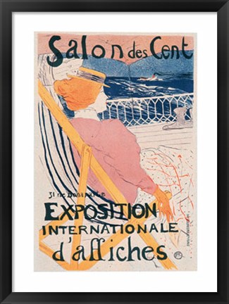 Framed Salon des Cent Print