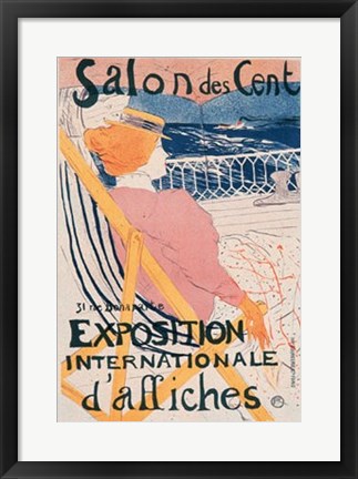 Framed Salon des Cent Print