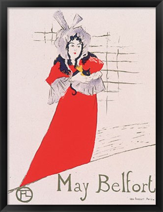 Framed May Belfort Print