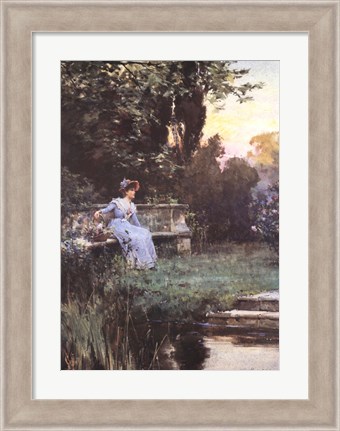 Framed Moment&#39;s Peace Print