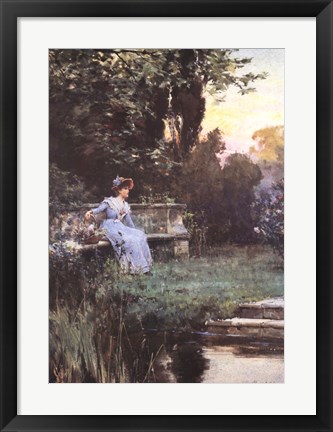 Framed Moment&#39;s Peace Print