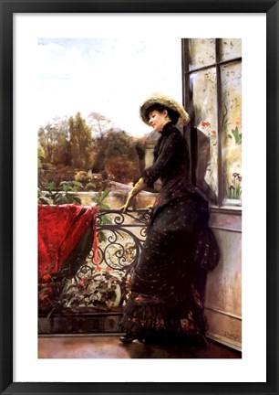 Framed On the Terrace Print