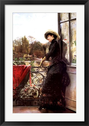 Framed On the Terrace Print