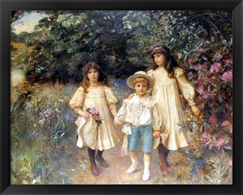 Framed Perkins Children Print