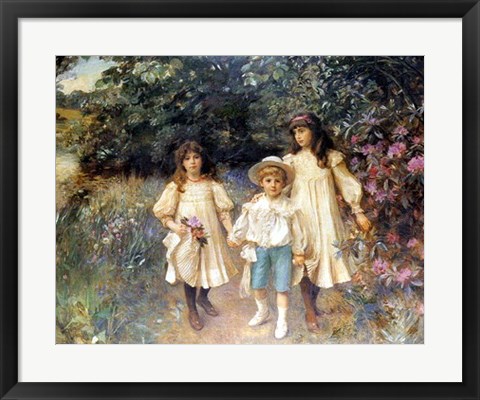 Framed Perkins Children Print