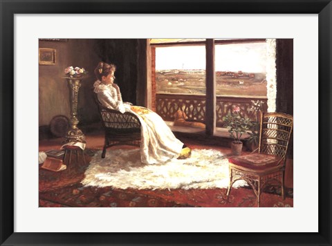 Framed Mrs. Chandler in Her Room Print