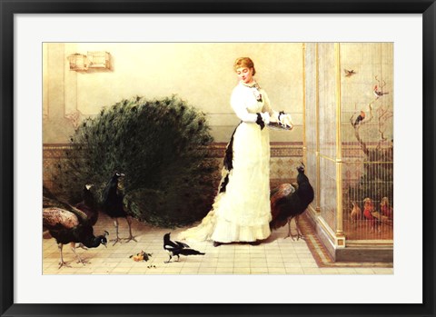 Framed In the Conservatory Print