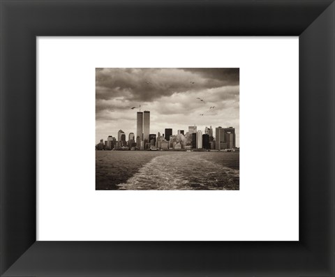 Framed Manhattan Skyline Print