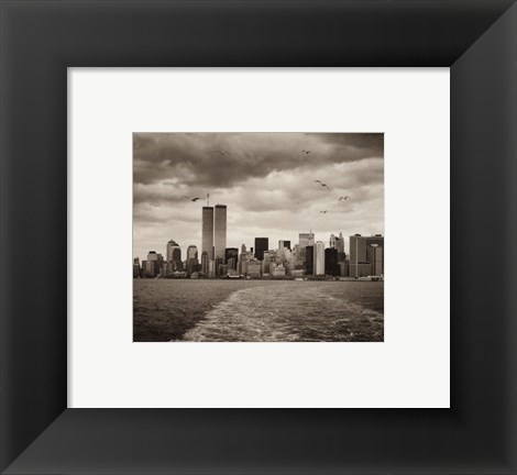 Framed Manhattan Skyline Print