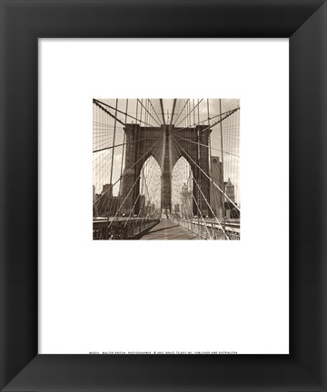 Framed Brooklyn Bridge Print