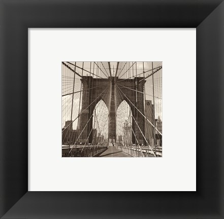 Framed Brooklyn Bridge Print