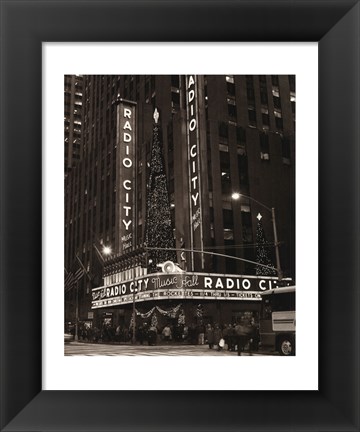 Framed Radio City Print