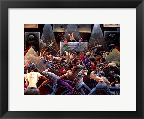 Framed Jump Off (medium) Print