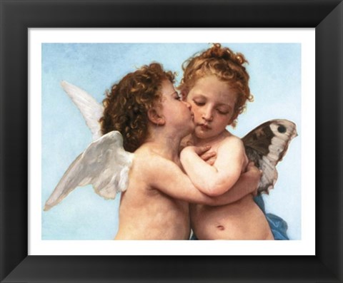 Framed Le Premier Baiser Print