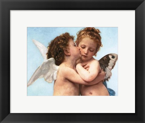 Framed Le Premier Baiser Print