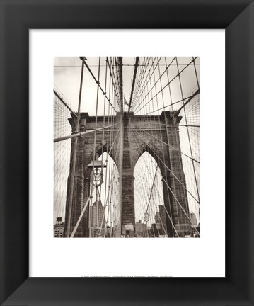 Framed Brooklyn Bridge Print