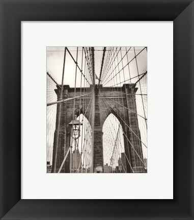 Framed Brooklyn Bridge Print