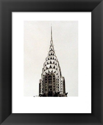 Framed Chrysler Building Print