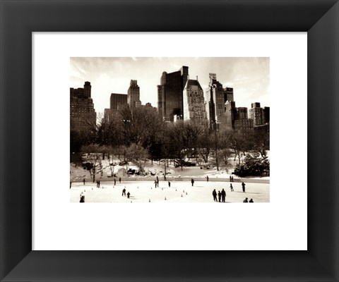 Framed Wollman Rink Print