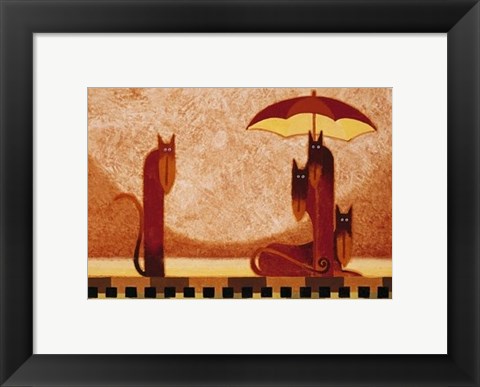 Framed We Three Print