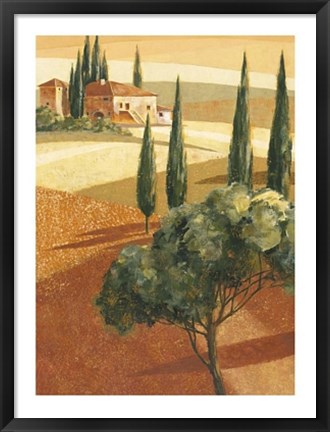 Framed Toscana I Print