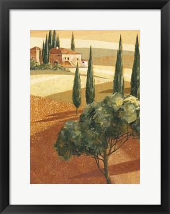 Framed Toscana I Print