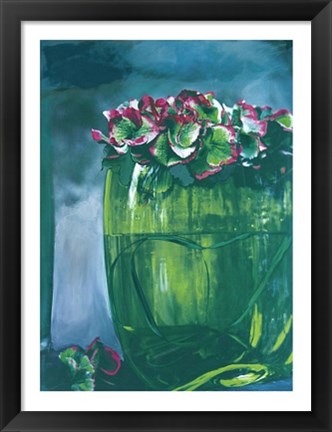 Framed Green Vase Print