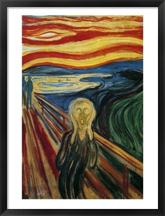 Framed Scream, c.1893 Print