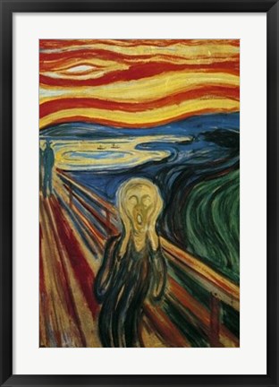 Framed Scream, c.1893 Print